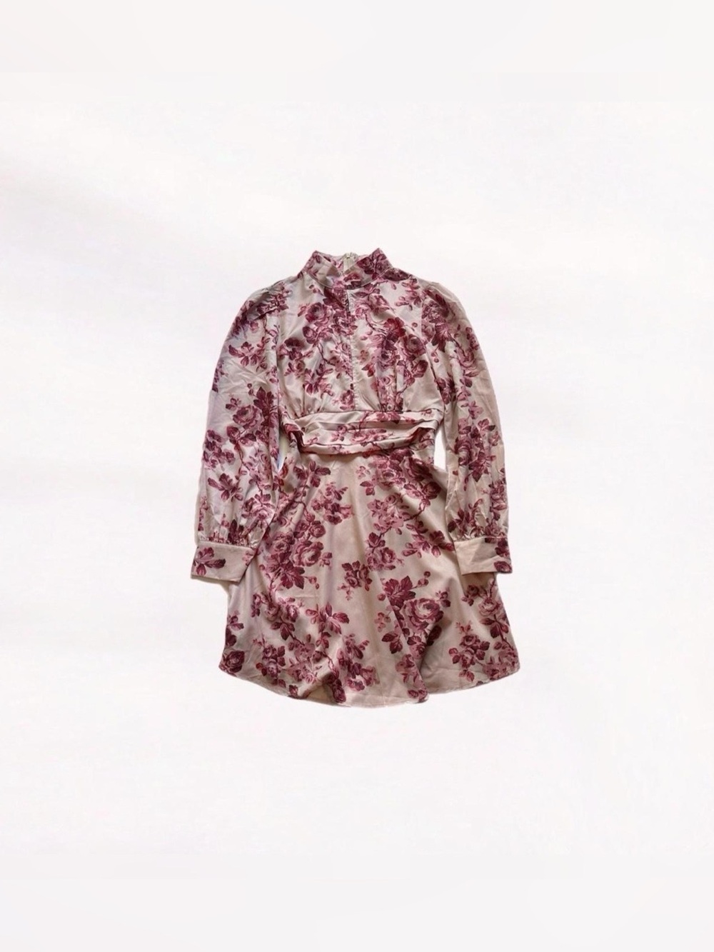 3 for $25 : shein ⋆ floral mock neck dress